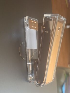 Clear Acrylic Stapler - Transparent Design